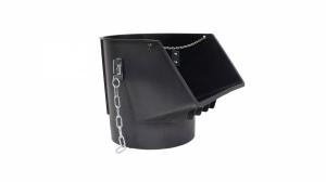 88765 plastic downpipe mouth lightchute 1 m rubi