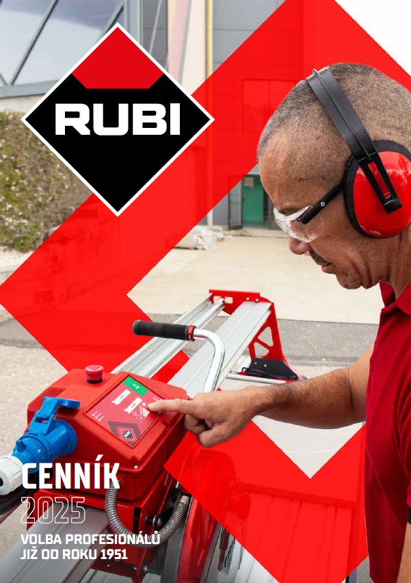 RUBI kompletný cenník produktov 2025