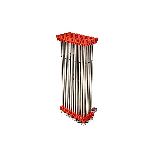 RUBI skladací pracovný stôl 300 × 120 cm v transportnej polohe