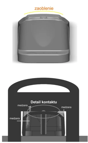 Nivelačný klin RUBI Delta N - 100 ks