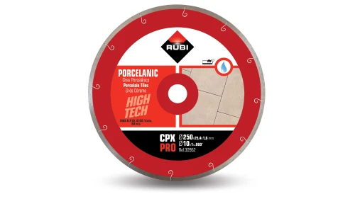 RUBI CPX 250 PRO – diamantový kotúč na porcelánový gres 250 mm