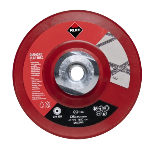 RUBI lamelový diamantový kotúč 125mm, zrnitosť 200 Grit Jemný