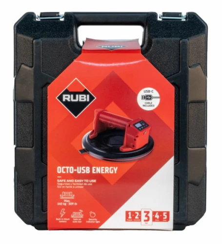 RUBI OCTO-USB Energy – elektrická vákuová prísavka